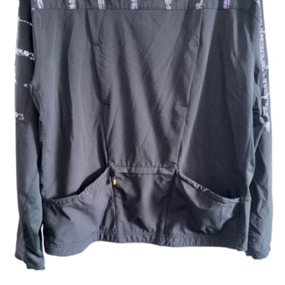 Rare Lululemon Cycling Jacket Black Zip Closure Reflective Pockets Compass Med - Picture 9 of 13